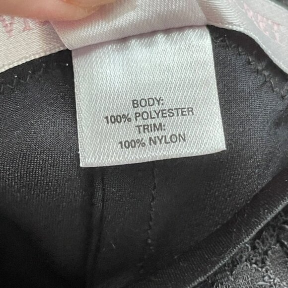 Victorias Secret Satin Slip Dress M Lace Trim Dark Romantic Whimsigoth Intimate - Picture 12 of 13